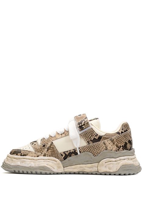 sneakers keith python printed uomo natural e bianche MAISON MIHARA YASUHIRO | A14FW709NATURAL